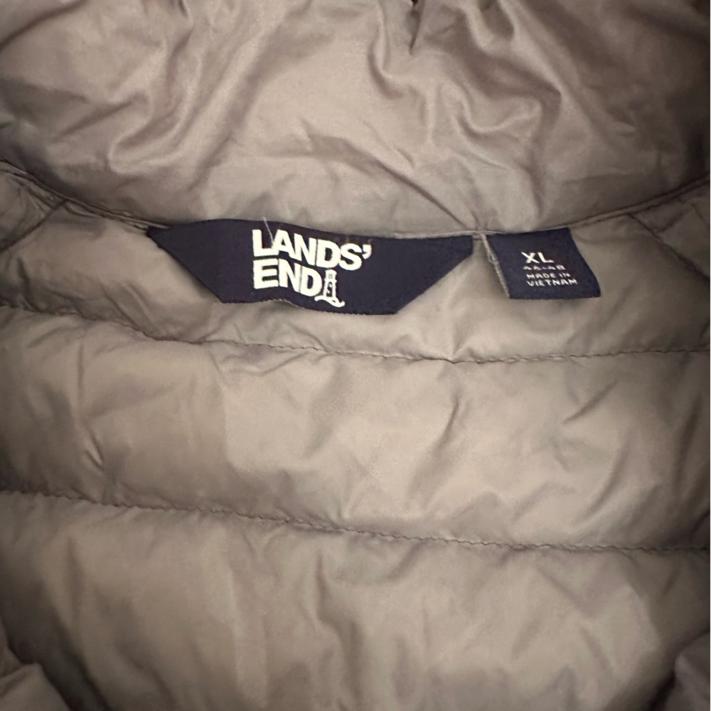 Lands' End Men's Wanderweight Ultralight Packable Down Jacket size XL - Picture 9 of 11
